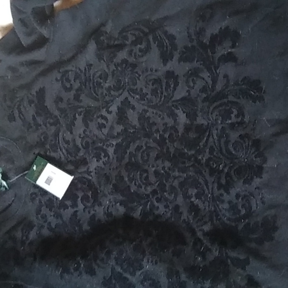Lauren ralph lauren velvet floral design sweatshirt,extra large,NWT,NO ISSUES